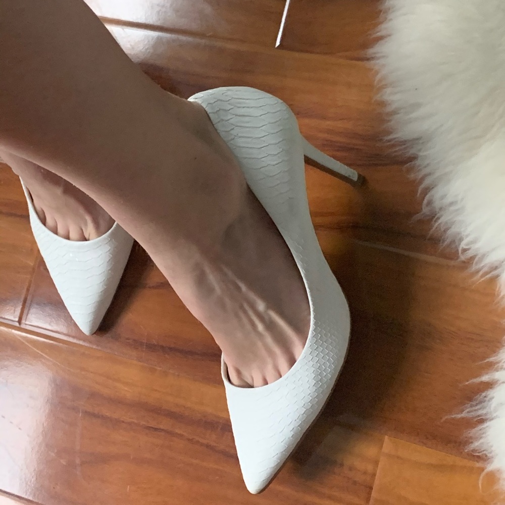 White high heels women’s shoes